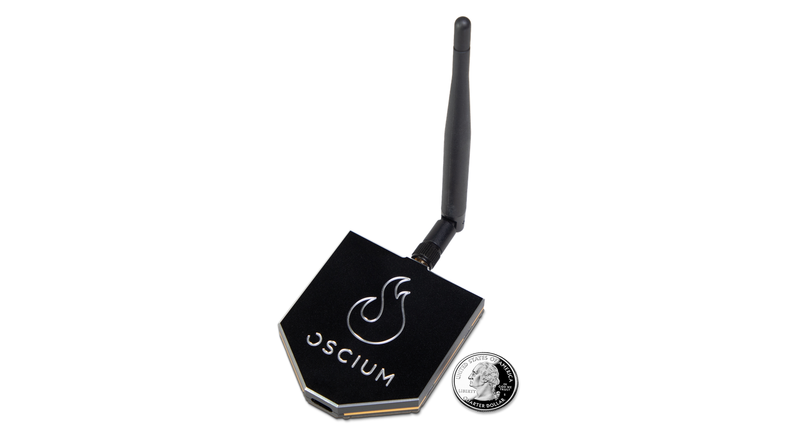 Oscium WiPry Clarity compared to quarter.